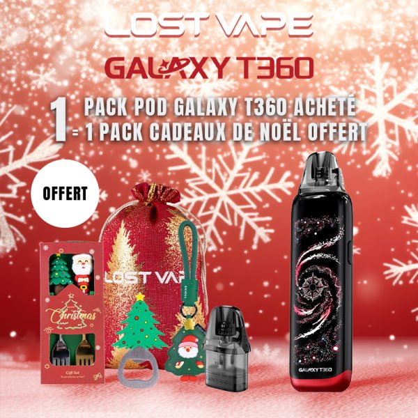 [Offre] 1 Pack Pod Galaxy T360 Acheté, 1 Pack Cadeaux de Noël Offert - Lost Vape