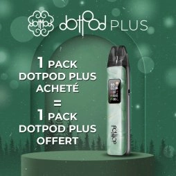 [Offre] 1 Pack Dotpod Plus Green Acheté, 1 Pack Pod Dotpod Plus Green Offert - Dotmod