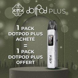 [Offre] 1 Pack Dotpod Plus Pearl White Acheté, 1 Pack Pod Dotpod Plus Pearl White Offert - Dotmod