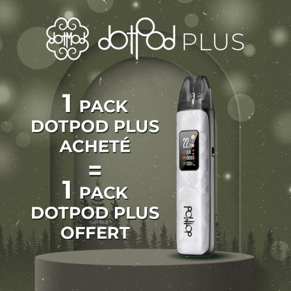 [Offer] Buy 1 Dotpod Plus Pearl White Kit, Get 1 Dotpod Plus Pearl White Pod Kit Free - Dotmod