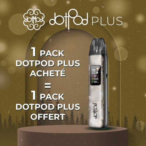 [Offer] Buy 1 Dotpod Plus Gold Grey Kit, Get 1 Dotpod Plus Gold Grey Pod Kit Free - Dotmod
