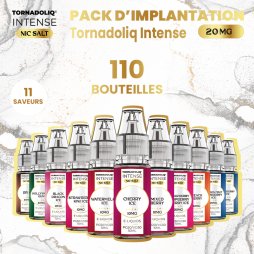 Nic Salts E-liquid Implementation Pack 20mg 10ml (120pcs) - Intense by Tornadoliq