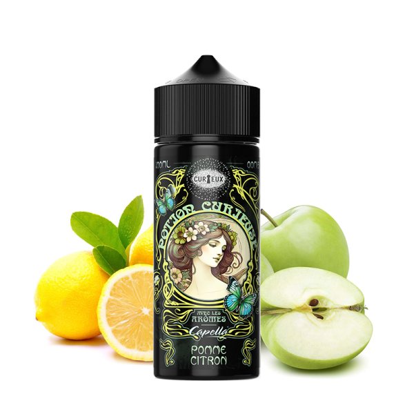 Pomme Citron 0mg 100ml - Les Potions Curieuses by Curieux