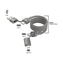 Câble de Charge Multi Fonction 4 in 1 Ultra 2 (1pcs) - DEVIA