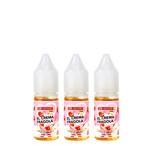 [Sample] El Crema Fragola 10ml (3pcs) - Ce' Good