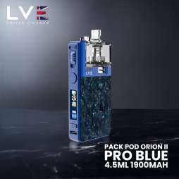 Kit Pod Orion II Pro Blue 4.5ml 1900mAh - LVE