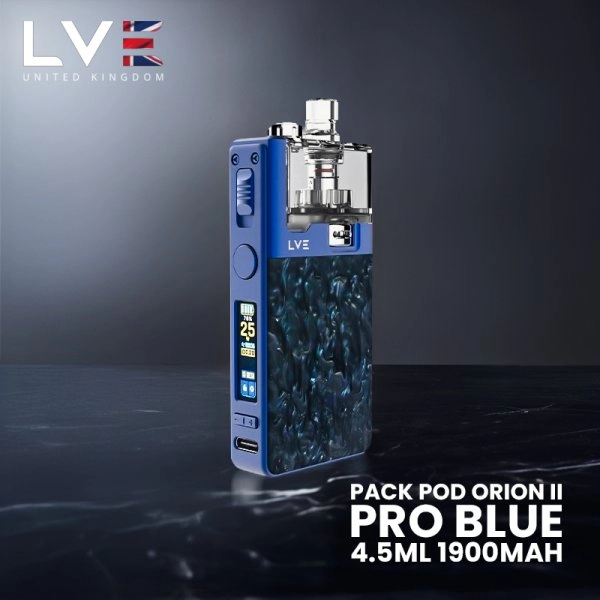 Pack Pod Orion II Pro Blue 4.5ml 1900mAh - LVE