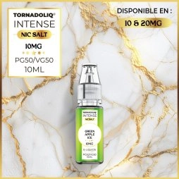 Green Apple Ice Nic Salts 10ml - Intense by Tornadoliq