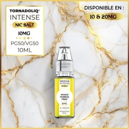 Mango Passion Fruit Nic Salts 10ml - Intense by Tornadoliq