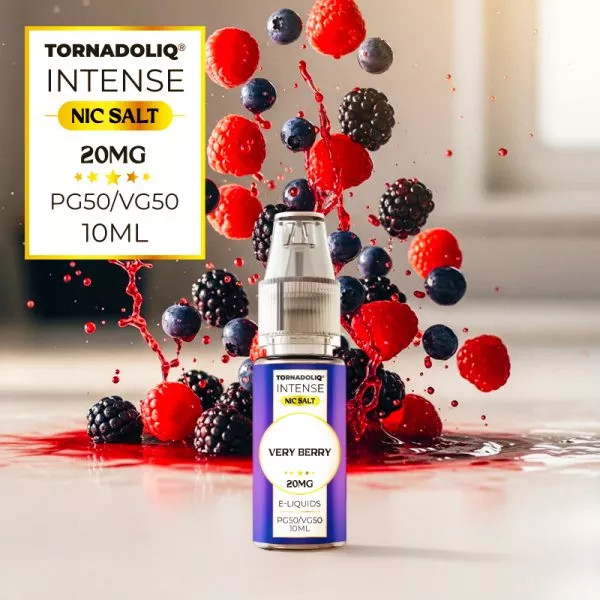 Very Berry Nic Salts 10ml - Intense by Tornadoliq