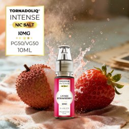 Lychee Strawberry Nic Salts 10ml - Intense by Tornadoliq