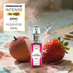 Lychee Strawberry Nic Salts 10ml - Intense by Tornadoliq