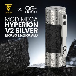 Mod Meca Hyperion V2 Silver Brass Engraved - Thunder Cloud x Infinite Modz