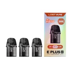 Cartridges E-Plus Pod 0.3/0.6Ω 3ml V2 (3pcs)- Lost Vape