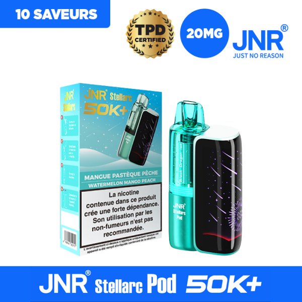 Stellarc 50k + 3 E-liquides 1200mAh 10ml / 2% - JNR