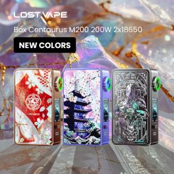 Box Centaurus M200 200W 2x18650 New Colors - Lost Vape
