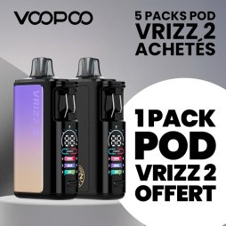 [Offre] 5 Packs Pod Vrizz 2 Achetés, 1 Pack Pod Vrizz 2 Offert - Voopoo