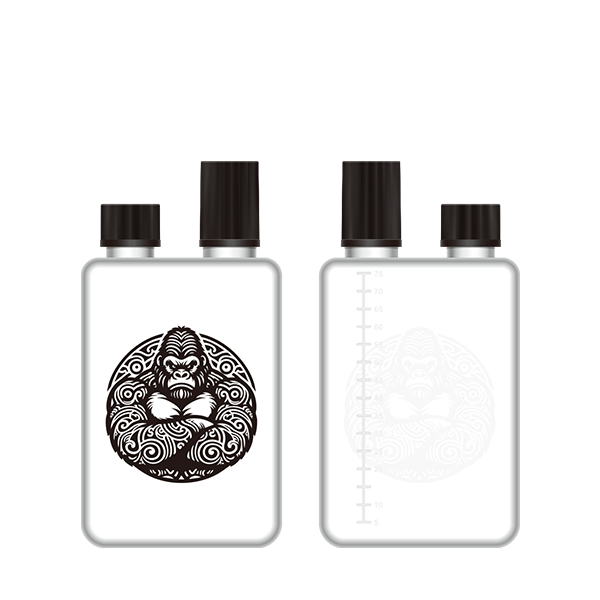 Dualfill 75ml Graduated Bottle Tribal Gorilla