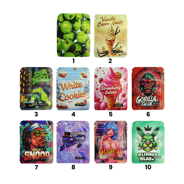 Snap Closing Pouch (50pcs) 6x8cm