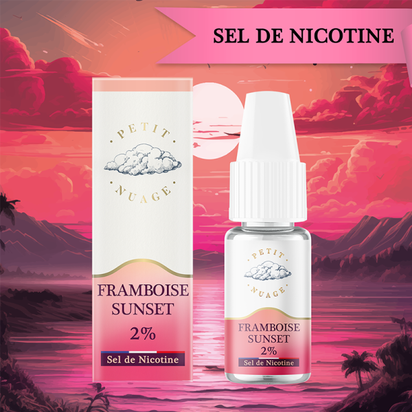 Framboise Sunset Nic Salts 10ml - Petit Nuage