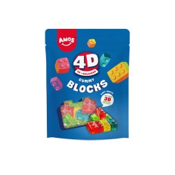 Candy Kids Blocks Lego 4D 140g - Amos