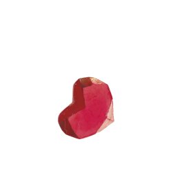 Bonbons Gummy Diamond Heart 4D 120g - Amos