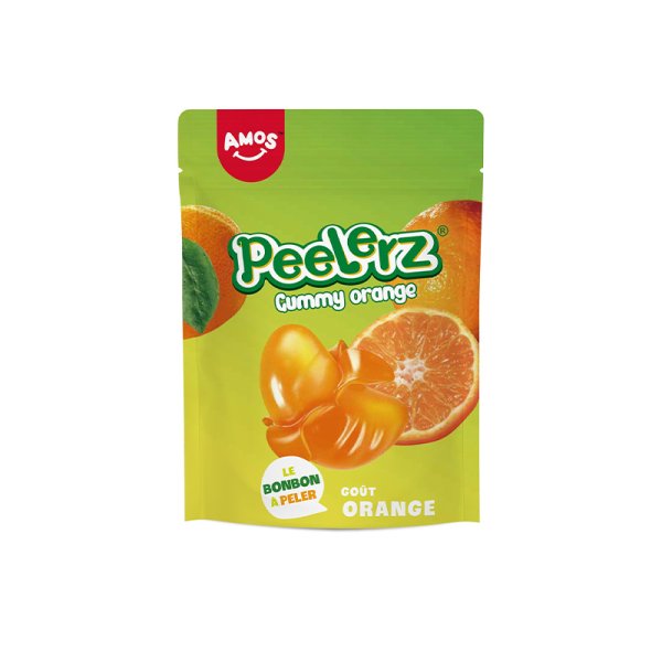 Candy Peerlez Orange 120g - Amos