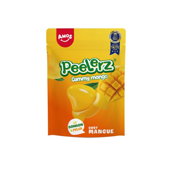 Bonbons Peelerz Mangue 120g - Amos