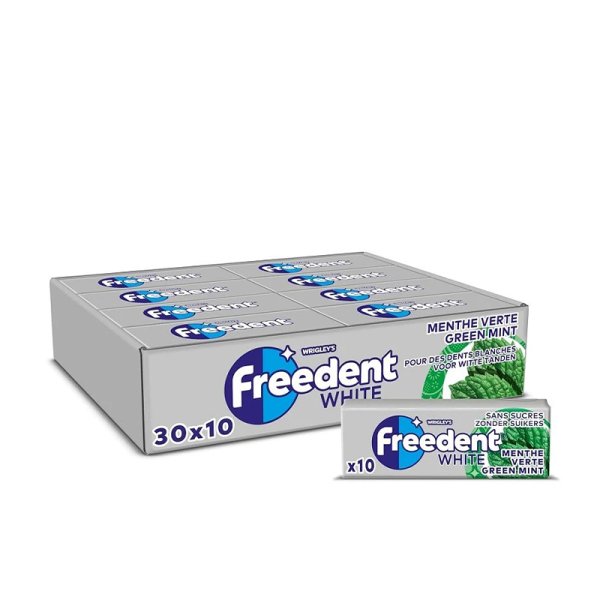 Chewing-gum Menthe Verte (30pcs) - Freedent White