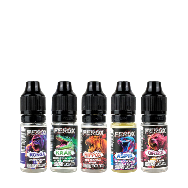 [Sample]  E-liquid 10ml (5pcs) - Ferox by Airmust