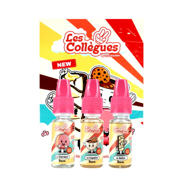 [Sample] E-liquide 10ml (3pcs) - Les Collègues by Liquidarom