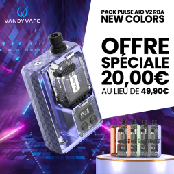 [Destockage] Pack Pulse AIO V2 RBA New Colors - Vandy Vape