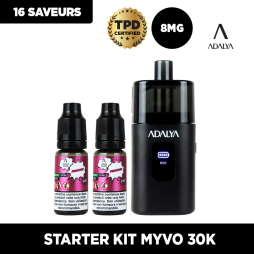 Starter Kit Myvo 30K 1300mAh 10ml / 8% - Adalya