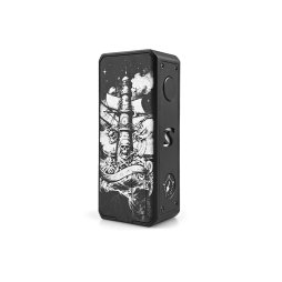 Mod S101 21700/18650 Gravé Black - San Indonesia x Gerobak Vaper
