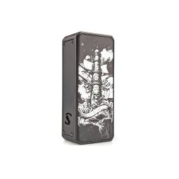 Mod S101 21700/18650 Gravé Black - San Indonesia x Gerobak Vaper