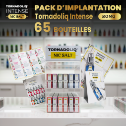 Nic Salts E-liquids Implantation Pack 20mg 10ml (Best Flavors) (65pcs) - Intense by Tornadoliq