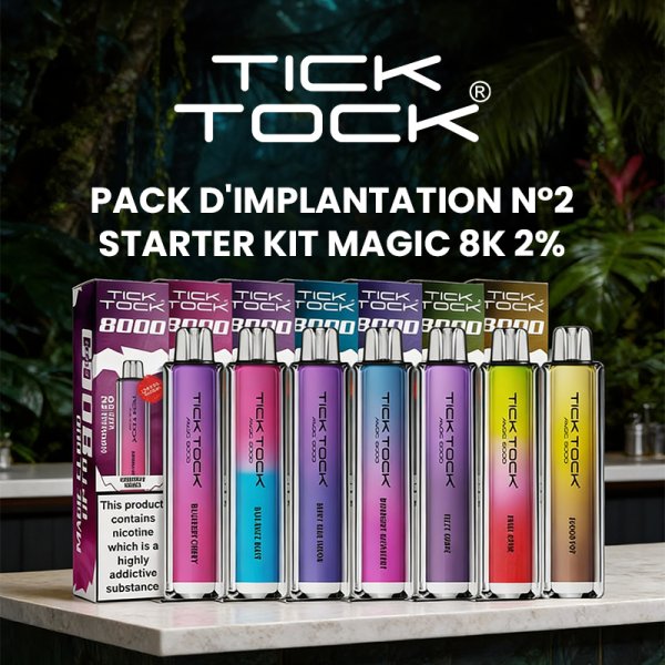 N°2 Magic 8k 2% Starter Kit Implantation Pack - Tick Tock