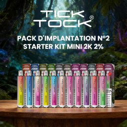 Pack d'implantation  N°2 Starter Kit Mini 2k 2% - Tick Tock