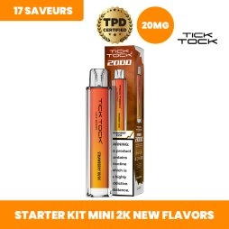 Starter Kit Mini 2k New Flavors 2% - Tick Tock