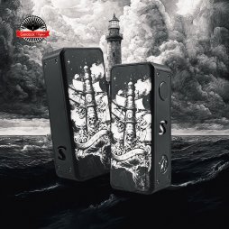 Mod S101 21700/18650 Gravé Black - San Indonesia x Gerobak Vaper