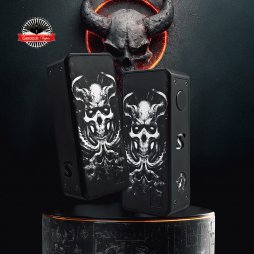 S101 Mod 21700/18650 Engraved Black - San Indonesia x Gerobak Vaper