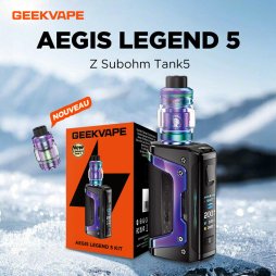 Pack Aegis Legend 5 5.5ml (Zeus Sub-Ohm 5) 2x18650 - Geekvape