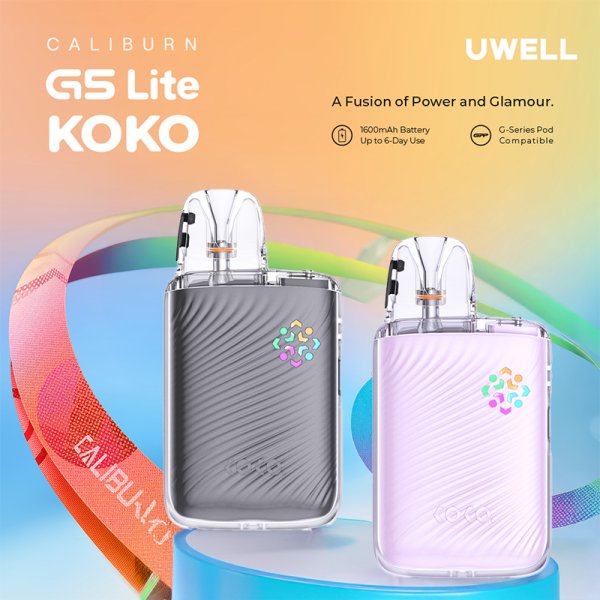 Pack Pod Caliburn G5 Lite Koko 3ml 1600mAh - Uwell
