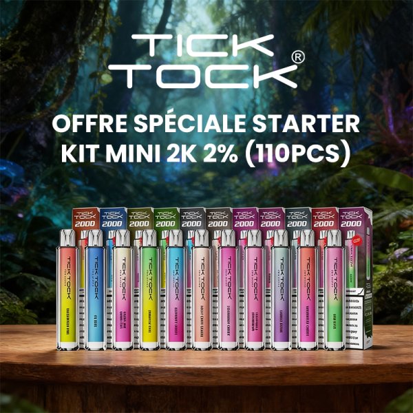 [Special Offer] Starter Kit Mini 2k 2% (110pcs) - Tick Tock