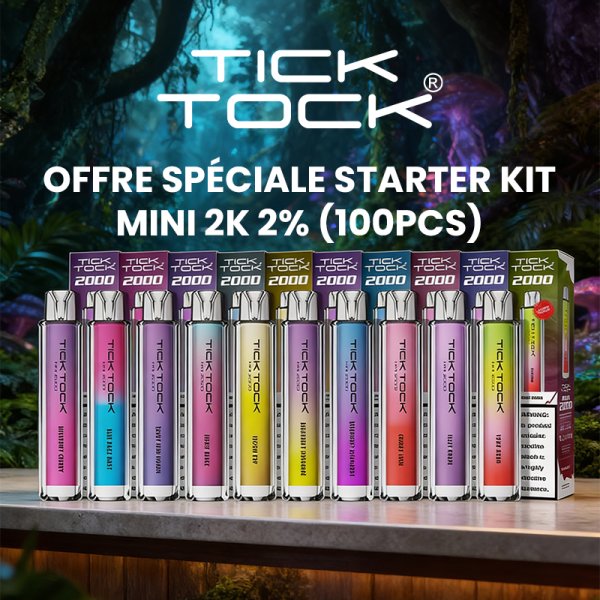 N°1 Mini 2k 2% Starter Kit Implantation Pack - Tick Tock
