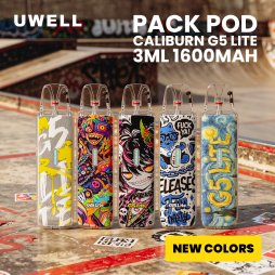 Kit Pod Caliburn G5 Lite SE 3ml 1600mAh New Colors - Uwell