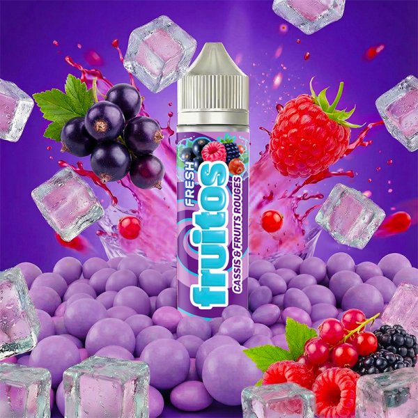 Cassis Fruits Rouges 0mg 50ml - Fresh by Fruitos