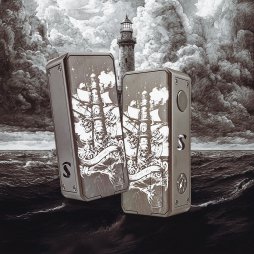 S101 Mod 21700/18650 Engraved Black - San Indonesia x Gerobak Vaper