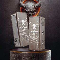 Mod S101 21700/18650 Gravé Black - San Indonesia x Gerobak Vaper