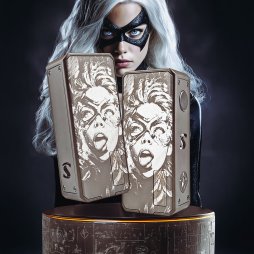 S101 Mod 21700/18650 Engraved Black - San Indonesia x Gerobak Vaper